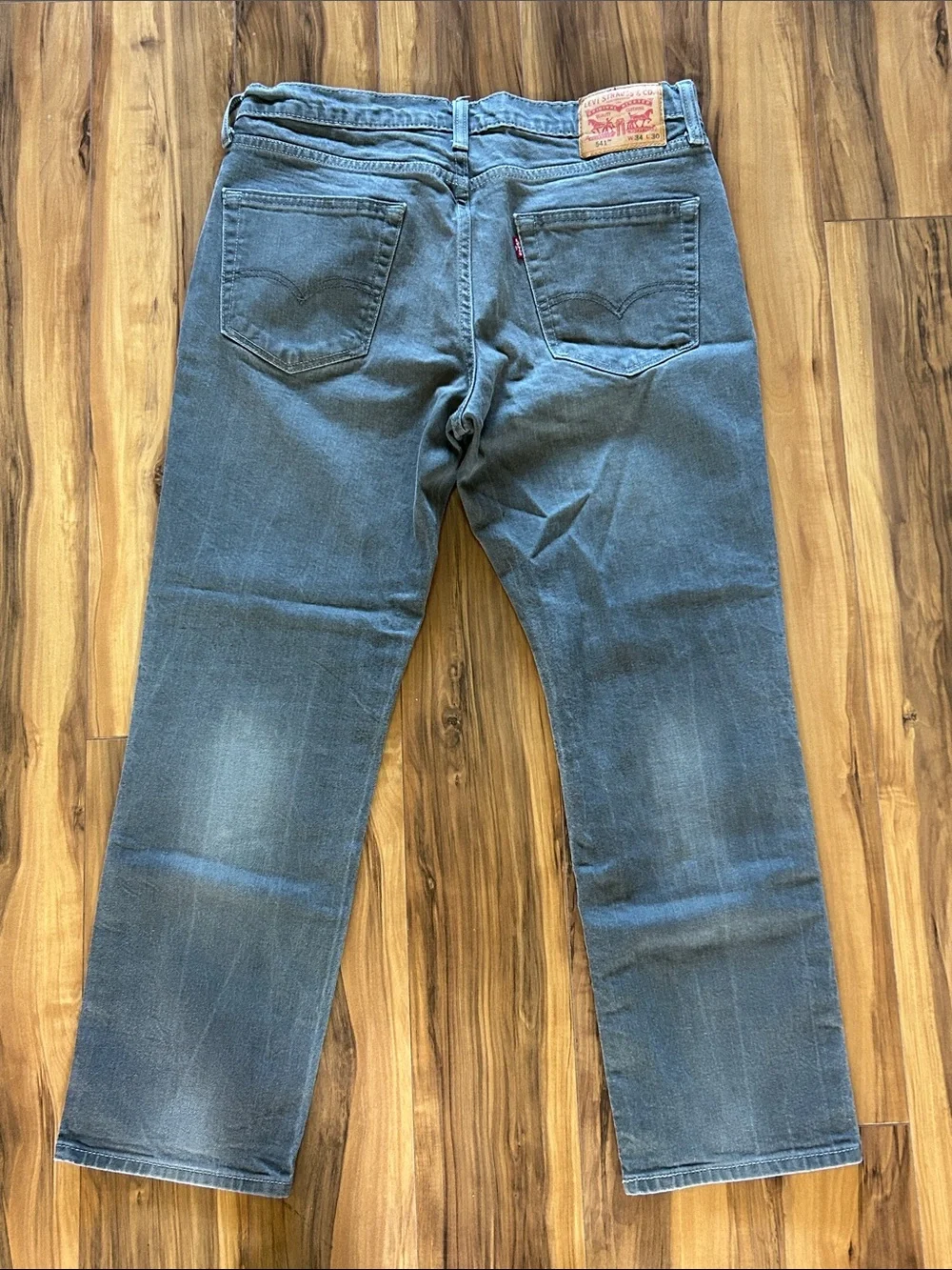 Levi’s Men's 541 Athletic Taper Gray Jeans 34 x 30